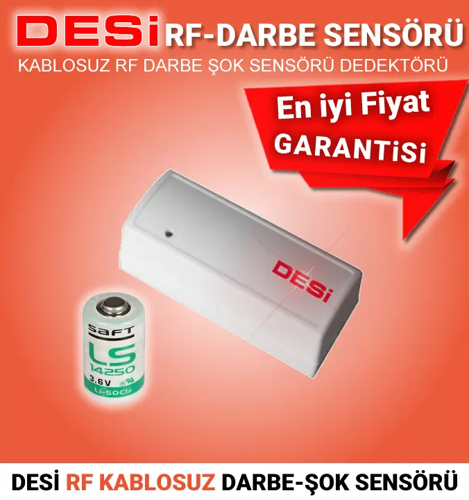 Desi RF Kablosuz Darbe Dedektörü