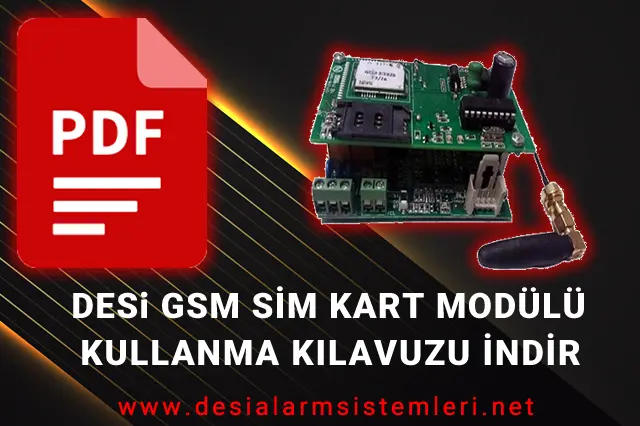 Desi GSM Sim Kart Modülü Kullanma Kılavuzu