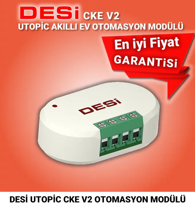 Desi CKE V2 Utopic Akıllı Ev Otomasyon Modülü