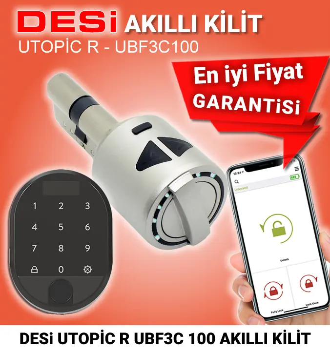 Desi Utopic R UBF3C 100 Akıllı Kilit