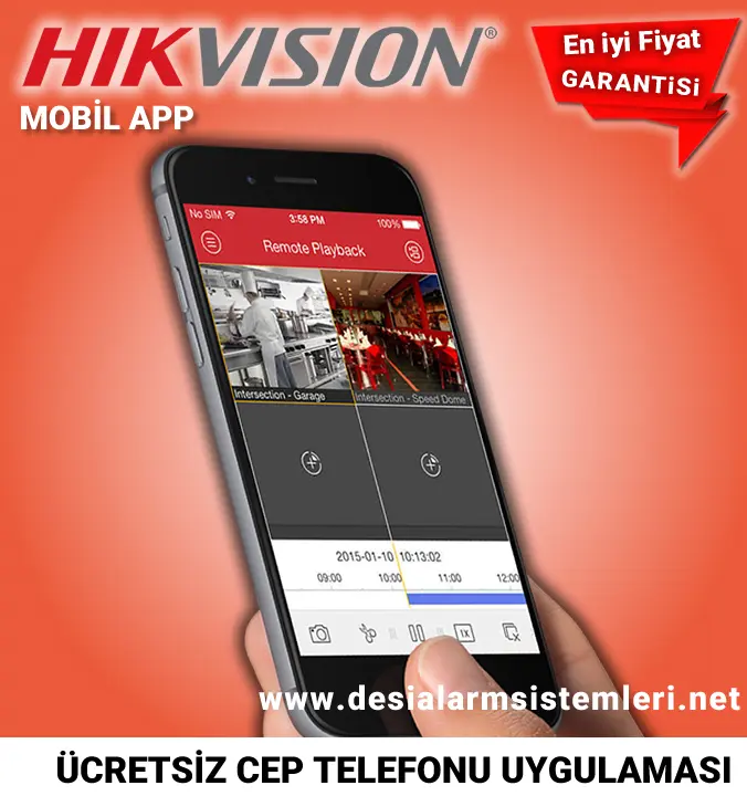 Hikvision APP cep telefonu Programı